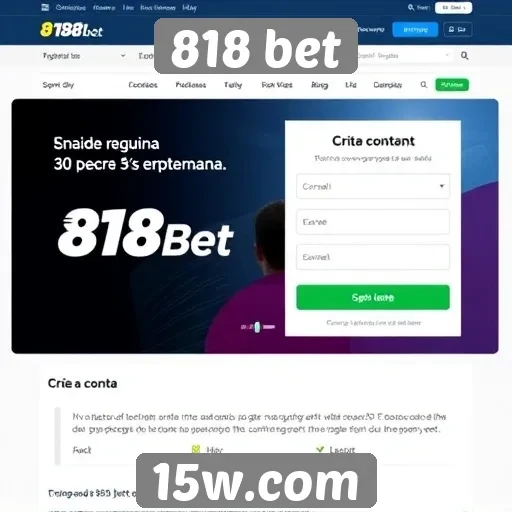 Como criar uma conta na 818 bet